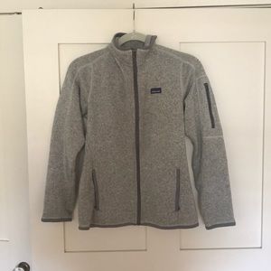 Gray Patagonia Zip-Up